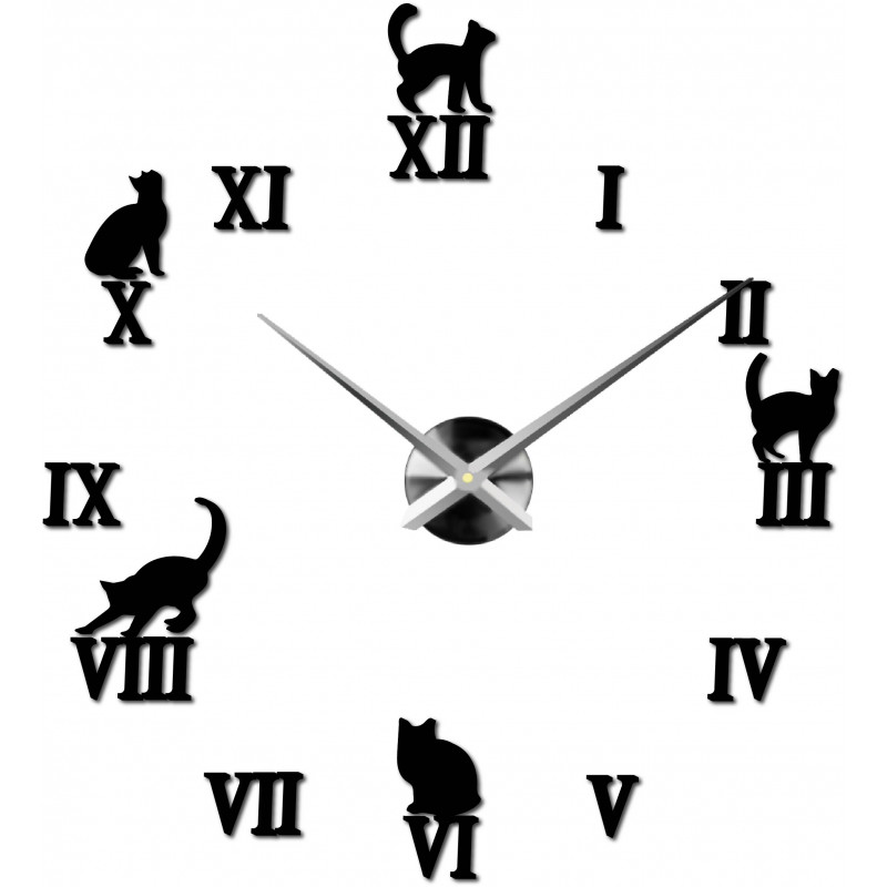 Nalepovací nástěnné hodiny,luxusní hodiny na stentu,plastové hodiny