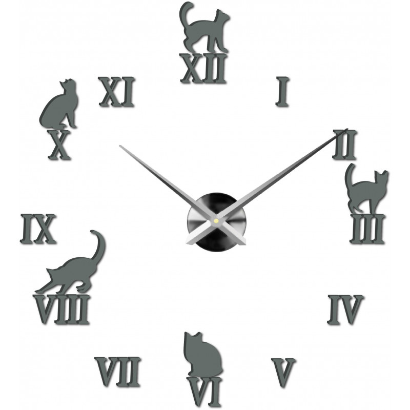 Nalepovací nástěnné hodiny,luxusní hodiny na stentu,plastové hodiny