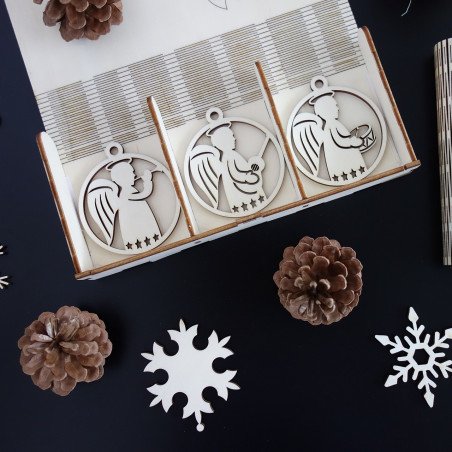 Ozdoby na vánoční stromeček, 1 sada-18 kusů