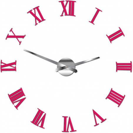 Nalepovací nástěnné hodiny římské 2D plexi Nalepovací nástěnné hodiny římské 2D plexi