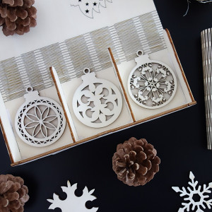 Ozdoby na vánoční stromeček, 1 sada-18 kusů 2