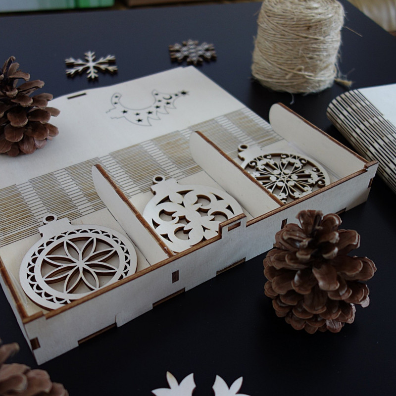 Ozdoby na vánoční stromeček, 1 sada-18 kusů