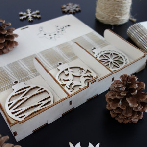 Kolekce vánočních ozdob, 1 sada-18 kusů 2