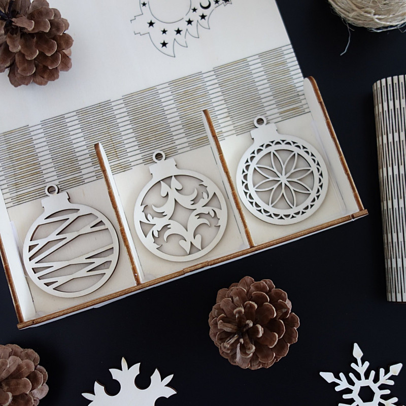 Kolekce vánočních ozdob, 1 sada-18 kusů