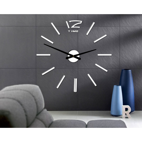 Nástěnné hodiny velké samolepicí OMEGA. Plexi XMOMO
