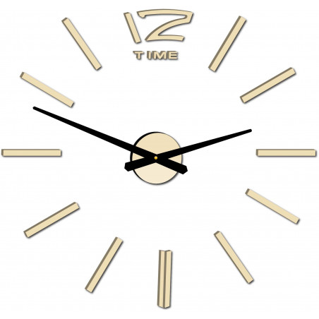 Nástěnné hodiny velké samolepicí OMEGA. Plexi XMOMO
