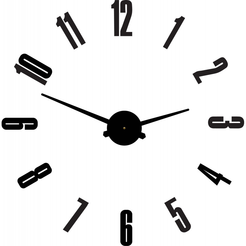 Moderní nástěnné hodiny ARABIC PLEXI