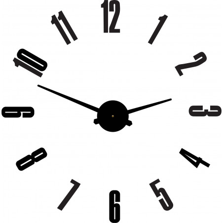 Moderní nástěnné hodiny ARABIC PLEXI