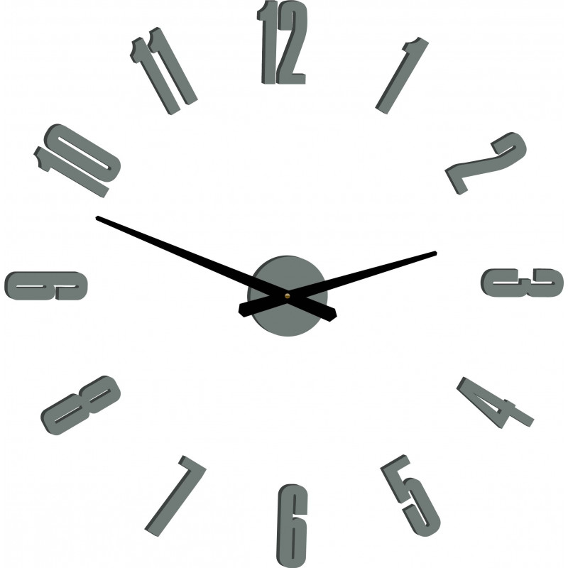 Moderní nástěnné hodiny ARABIC PLEXI