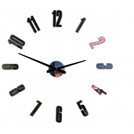 Moderní nástěnné hodiny ARABIC PLEXI