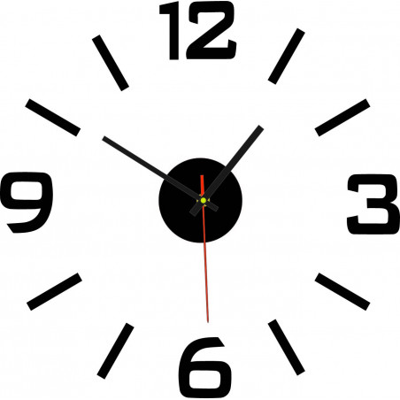 Nástěnné hodiny samolepicí XS SANDERO Nástěnné hodiny samolepicí XS SANDERO