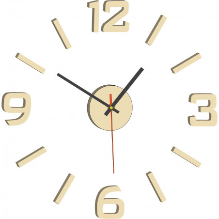 Nástěnné hodiny samolepicí XS SANDERO Nástěnné hodiny samolepicí XS SANDERO