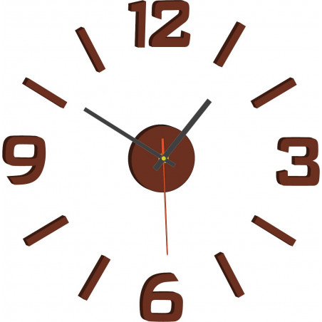 Nástěnné hodiny samolepicí XS SANDERO Nástěnné hodiny samolepicí XS SANDERO