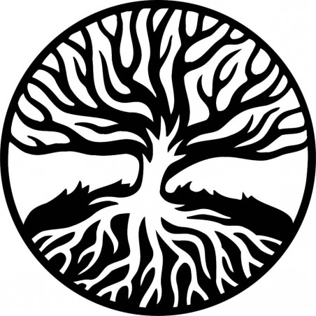 Moderní malba na dřevěné překližce ROOTS
