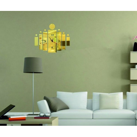 Nástěnné hodiny nalepovací jako dárek DIY HOJOKER