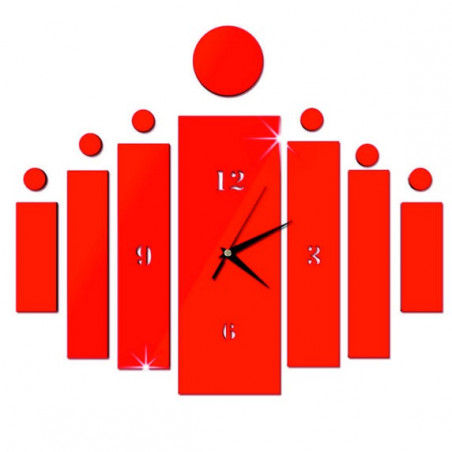 Nástěnné hodiny nalepovací jako dárek DIY HOJOKER