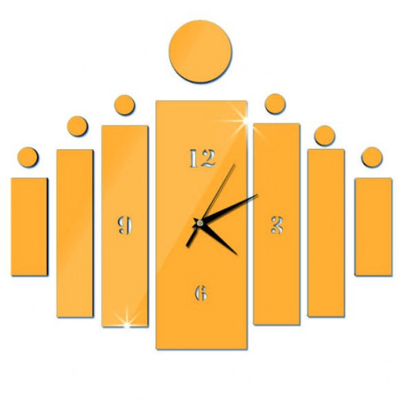 Nástěnné hodiny nalepovací jako dárek DIY HOJOKER