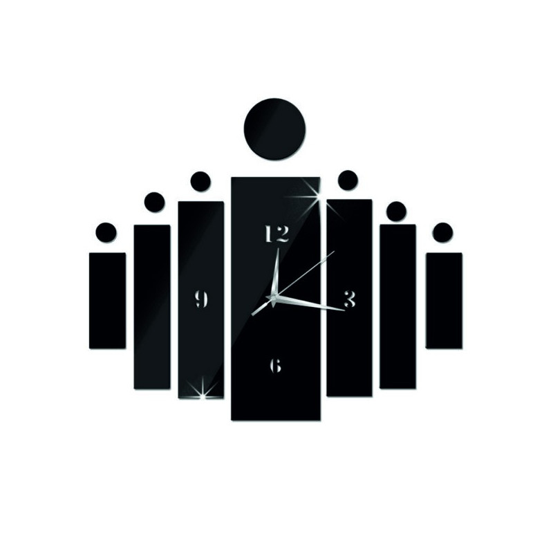 Nástěnné hodiny nalepovací jako dárek DIY HOJOKER