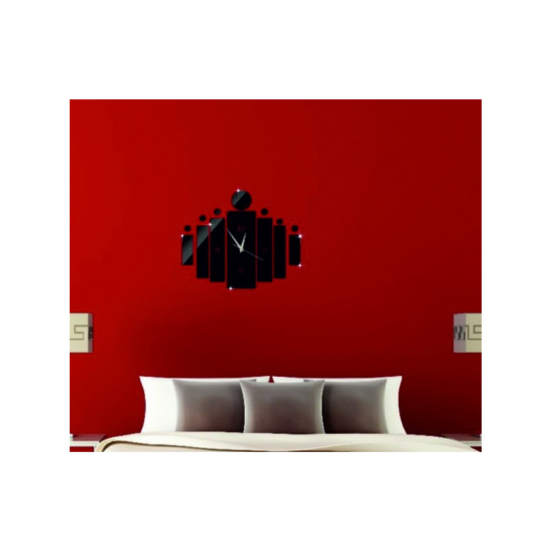 Nástěnné hodiny nalepovací jako dárek DIY HOJOKER