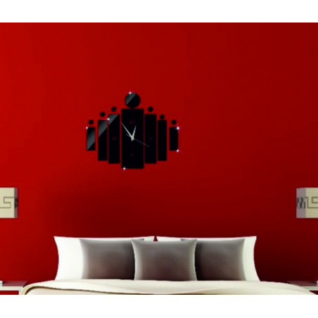 Nástěnné hodiny nalepovací jako dárek DIY HOJOKER