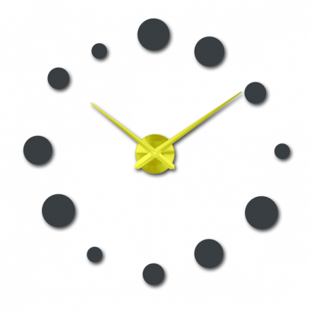 Velké nástěnné hodiny tečka (moderní hodiny na zeď) DEKORAJ