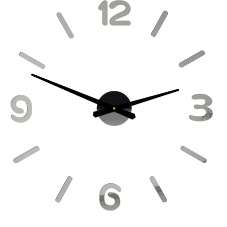 Nástenné hodiny zrkadlové velké DIY 3D PENA PMMA Nástenné hodiny zrkadlové velké DIY 3D PENA PMMA