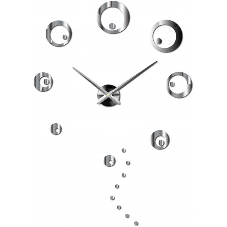 Hodiny na stenu velké kruhy nalepovacie DIY SVARBACH Hodiny na stenu velké kruhy nalepovacie DIY SVARBACH