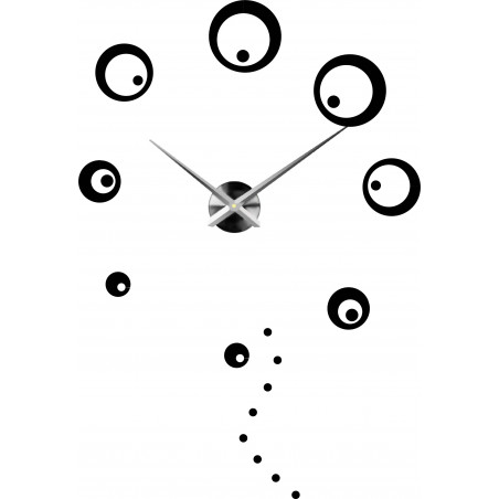Hodiny na stenu velké kruhy nalepovacie DIY SVARBACH Hodiny na stenu velké kruhy nalepovacie DIY SVARBACH