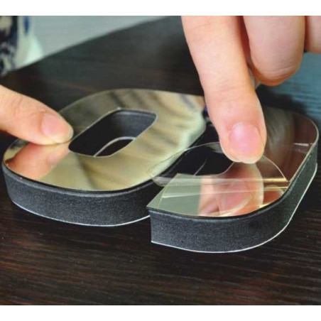 Nástěnné hodiny zrcadlo Nalepovací hodiny zrcadlové čísla DIY NOSPEN Nástěnné hodiny zrcadlo Nalepovací hodiny zrcadlové čísla DIY NOSPEN