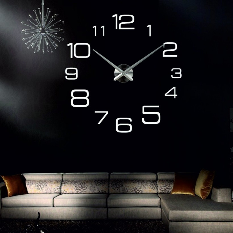 Nástěnné hodiny Velké designové hodiny DIY KULFOLD