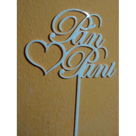 Plastový zápich ozdoba na dort pan a paní. Rozměr 150 x 222 mm Plastový zápich ozdoba na dort pan a paní. Rozměr 150 x 222 mm