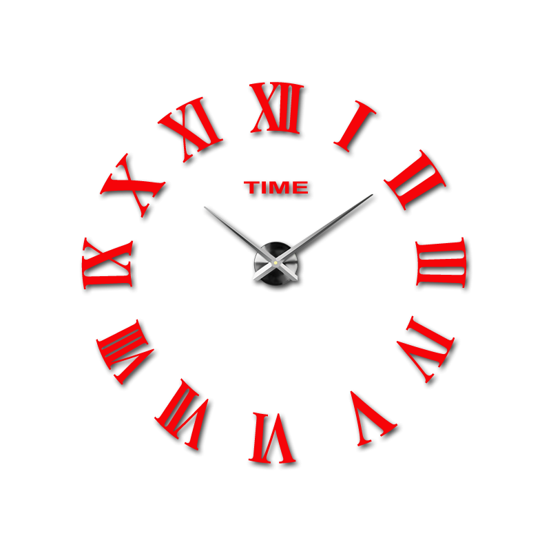 Nástěnné hodiny Roman DIY 3D nástěnné hodiny jako obrázek HUGO