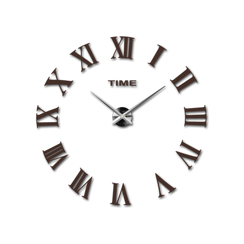 Nástěnné hodiny Roman DIY 3D nástěnné hodiny jako obrázek HUGO