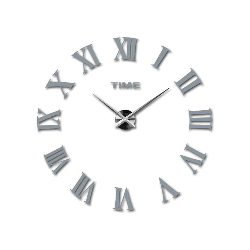 Nástěnné hodiny Roman DIY 3D nástěnné hodiny jako obrázek HUGO