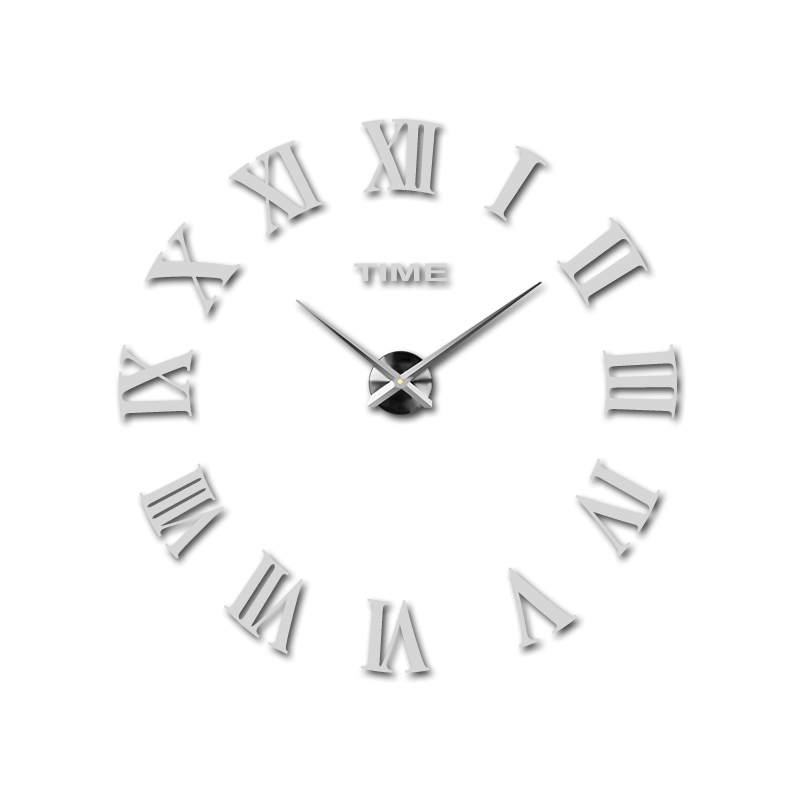 Nástěnné hodiny Roman DIY 3D nástěnné hodiny jako obrázek HUGO
