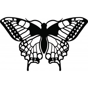 Noční motýl vyřezávaný z dřevěné překližky L 420X 257 mm LEOPARTID 2