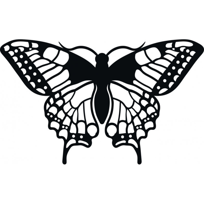 XLL 1100 X 647 mm Noční motýl vyřezávaný z dřevěné překližky LEOPARTID