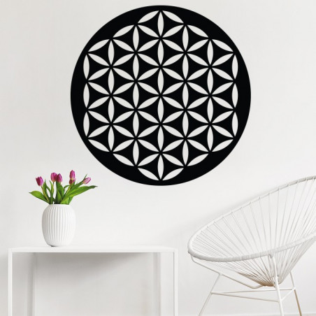 Mandala Wellbeing Dřevěný nástěnný obraz z překližky YISUIYU