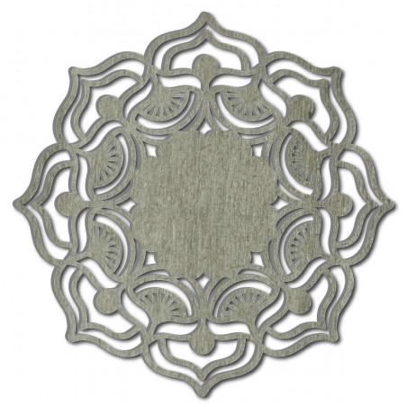 Mandala růže života kulatá dřevěný obraz na stěnu z překližky MIREK Mandala růže života kulatá dřevěný obraz na stěnu z překližky MIREK