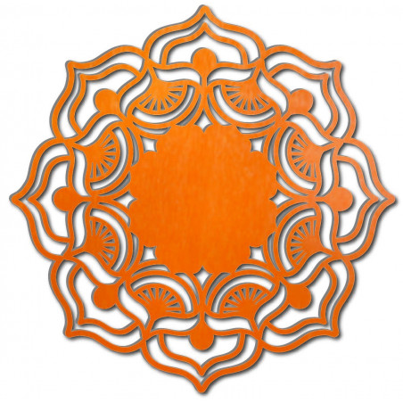 Mandala růže života kulatá dřevěný obraz na stěnu z překližky MIREK Mandala růže života kulatá dřevěný obraz na stěnu z překližky MIREK