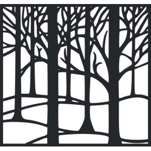 Obraz na stěnu vyřezávaný z dřevěné překližky Topol Lube 2