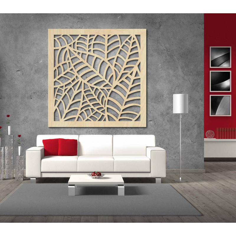 Obraz na zeď vyřezávaný z dřevěné překližky Topol PAPRADNO