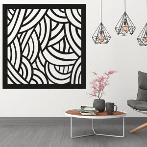 Obraz na zeď do ložnice vyřezávaný překližky Topol PAPAGACI