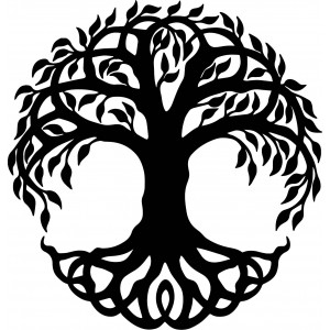 Moderní dřevěný obraz na stěnu z topol překližky FIORA 2