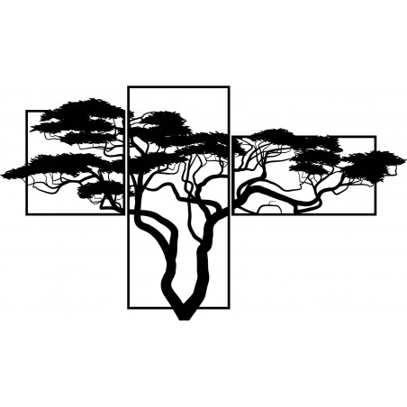Dřevěný obraz na zeď BONSAJ Obraz se skládá ze tří částí SKALICA Dřevěný obraz na zeď BONSAJ Obraz se skládá ze tří částí SKALICA