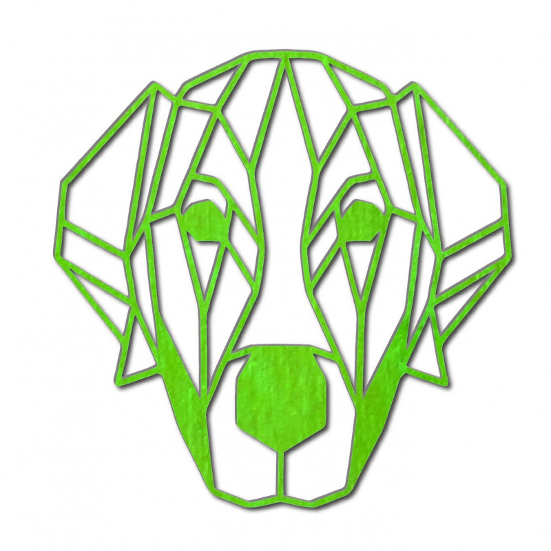 STYLESA moderní obraz na zeď pes z překližky PR0229 HAFFF černá