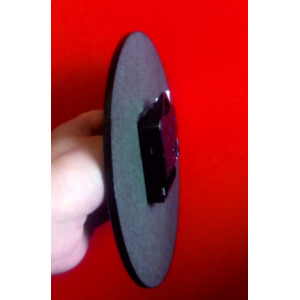 Vítejte u mě doma Dřevěné hodiny z MDF . Fi 15 cm 2