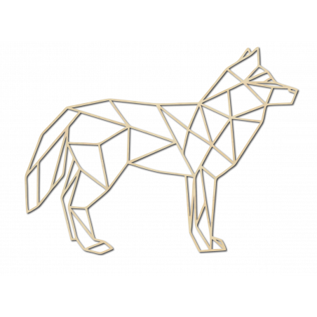 STYLESA vyřezávaný obraz na zeď z překližku vlk PR0231 černý STYLESA vyřezávaný obraz na zeď z překližku vlk PR0231 černý