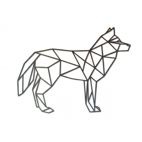 STYLESA vyřezávaný obraz na zeď z překližku vlk PR0231 černý STYLESA vyřezávaný obraz na zeď z překližku vlk PR0231 černý