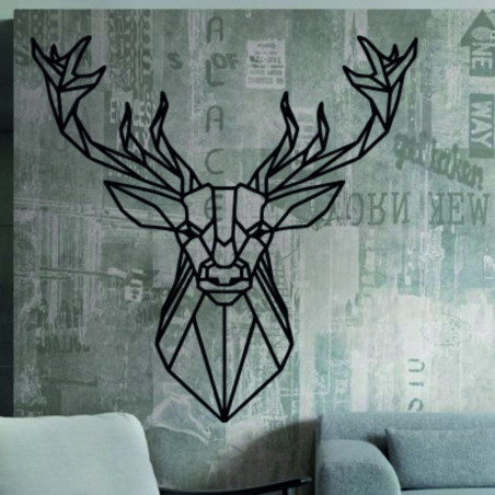 STYLESA vyřezávaný dřevěný obraz jelen PR0232 černá STYLESA vyřezávaný dřevěný obraz jelen PR0232 černá